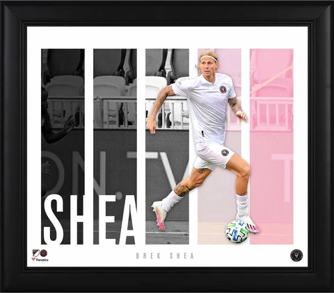 Brek Shea Inter Miami CF Framed 15" x 17" Player Panel Collage Cover