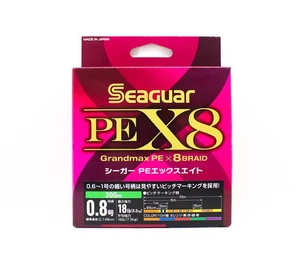 Seaguar P.E Line Grand Max X8 300m Size 0.8 18lb Multi (8580) - Picture 1 of 6