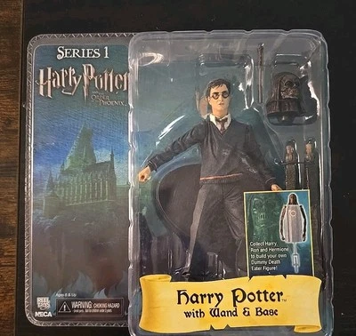 Nuevo en Paquete Figura Harry Potter y la Orden del Fénix con Varita y Base Serie 1 Foto 1 de 2