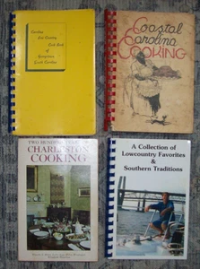 Lot 4 Low Country South Carolina Cookbooks Charleston Coastal Southern - Picture 1 of 1