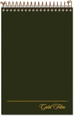 Ampad Gold Fibre Steno Book, 6" x 9", Gregg Rule, 6 x 9 (Pack of 1), Green  - Image 1 of 4