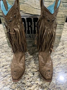 Coral Vintage Womens 7.5 H M Boots - Picture 1 of 7