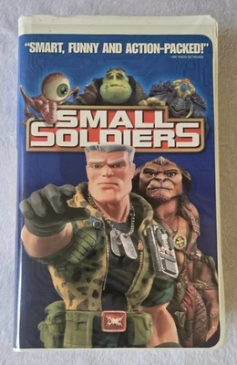 Small Soldiers Movie VHS 1998 Clamshell Case Dreamworks Hartman Dunst PG-13 Mohr - Image 1 of 4