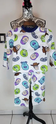 Toy Story Buzz Lightyear Franela Largo 2 Piezas Pijama Conjunto Niños Talla 8 Blanco Foto 1 de 4