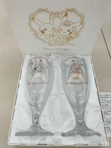 Pokémon Center Precious Wedding Pikachu Pair Glasses Set Of 2 Collectible Anime - Picture 1 of 6