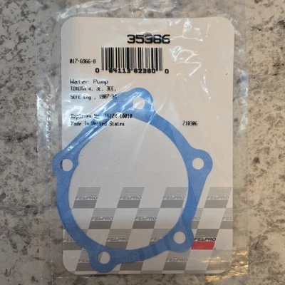 Fel-Pro 35386 Water Pump Gasket For 87-99 Toyota Paseo Tercel - Imagem 1 de 2