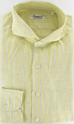 Finamore Napoli Button-Front Shirt Medium - Image 1 of 4