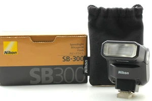 [Almost Unsed] Nikon Speedlight SB-300 Shoe Mount Flash w/Box Case from JAPAN - Picture 1 of 10