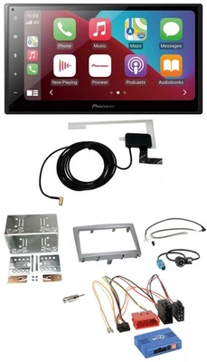 Pioneer USB Bluetooth DAB Lenkrad 2DIN Autoradio für Porsche Boxster 2004-2009 - Bild 1 von 4