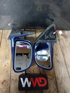 MITSUBISHI LANCER EVO EVOLUTION 6 BLUE WING MIRRORS  - Picture 1 of 14
