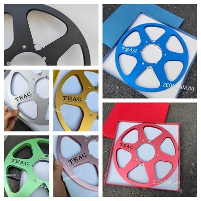 Carretes de cinta vacíos TEAC 1 x 10,5" 1/4" para grabadoras de cinta carrete a carrete Foto 1 de 4