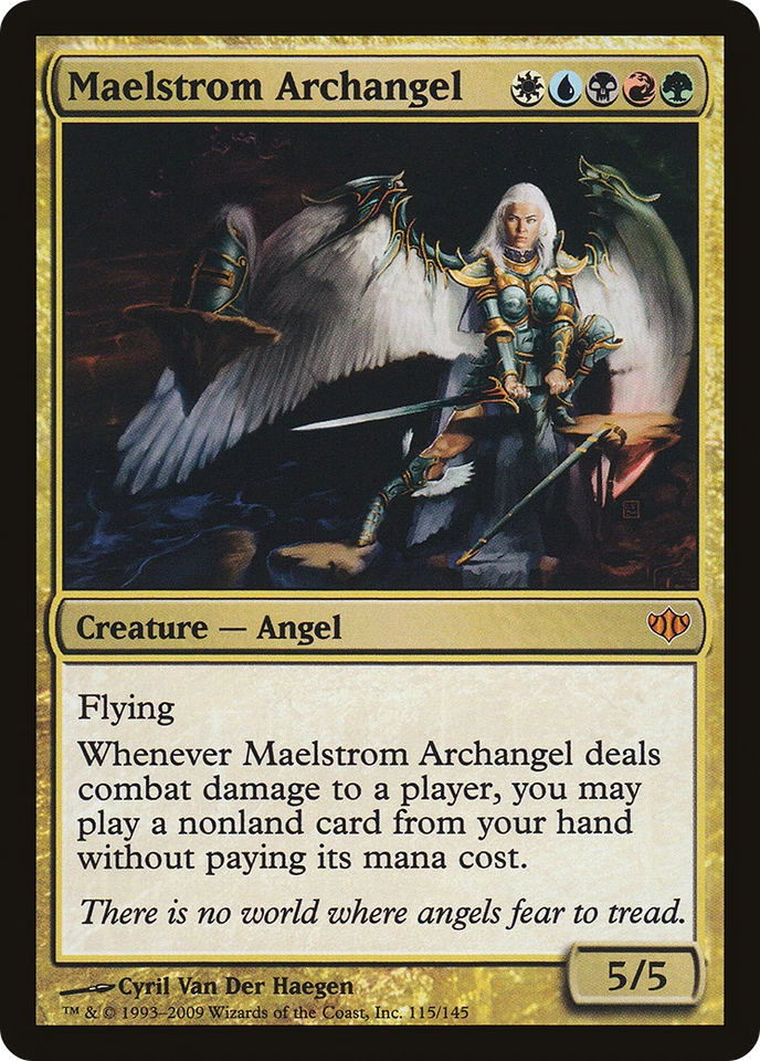 Maelstrom Archangel #115 (MP) Conflux CON Magic MTG - Image 1 of 1