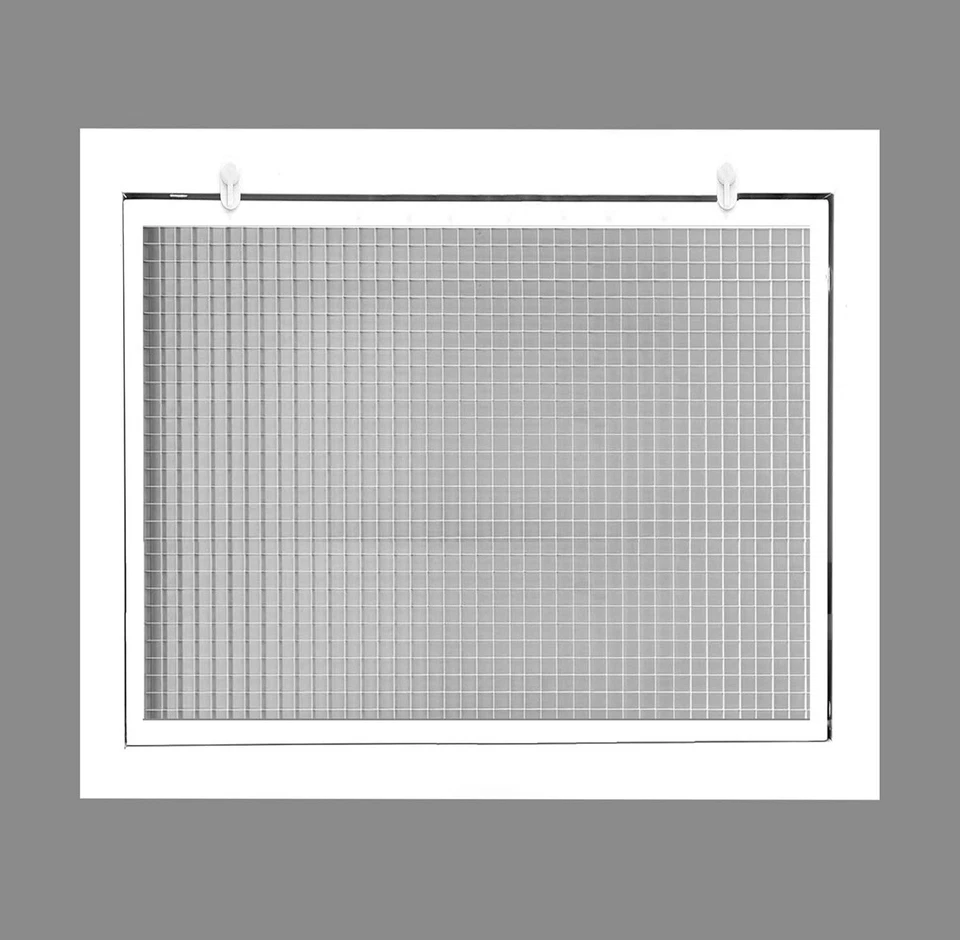 Rejilla de filtro de aire de retorno HVAC Premium 20x14" núcleo cubo tasa de huevos filtro de 1" 1671A Foto 1 de 4