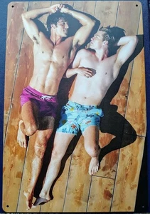 RED WHITE & ROYAL BLUE 8X12 Tin Sign Gay LGBTQ Interest Nicholas Galitzine - Picture 1 of 2