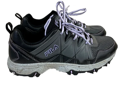 Fila Hiker Gris Negro Tenis 5JM01954-058 Zapatos para Correr Talla 8 Foto 1 de 4