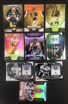 Lote de 10 tarjetas NFL Stars & HOF - Certificado Panini  Foto 1 de 4