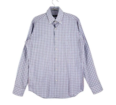 Hugo Boss Uomo Edward Regular Fit Camicia Taglia M - 40 - 15 3/4 - Immagine 1 di 4