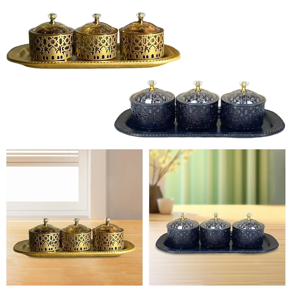 Divided Snack Tray,Fruit Serving Tray,3 Compartments,Fruit Tray,Appetizer - Image 1 of 1