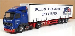 Tekno 1/50 Scale No. 76 - Volvo FH12 Curtainside Truck "Dodd's" - Blue/White - Picture 1 of 6