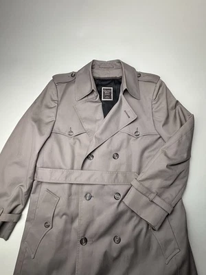 Vintage Christian Dior Monsieur Trench Coat Mens size 42L (Paris New York) - Image 1 of 4