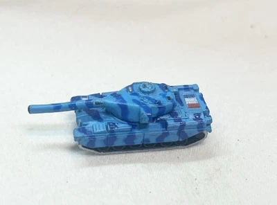 Micro Máquinas Halibut De Colección Tanque Azul Vehículo Militar Jefe Foto 1 de 4