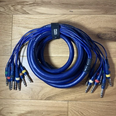 Proel  8 way "Record" series multicore snake loom cable 8 x male 1/4 inch  — 第 1/2 张图片