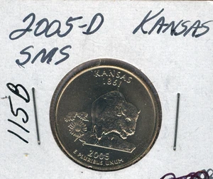 2005-D Kansas State Quarter SMS - Picture 1 of 2