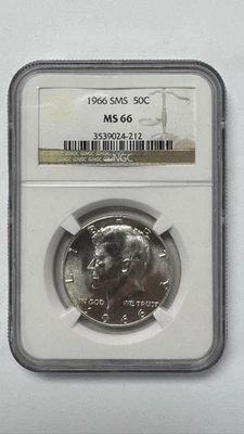 1966 SMS 50C Kennedy Half Dollar NGC MS66 Special Mint Set - Image 1 of 4