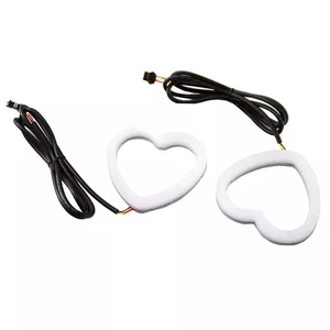 2PCS Dynamic RGB Turning Signal Light Rings with High Brightness Design - Picture 1 of 10