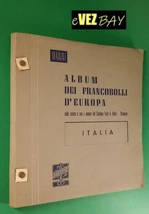 MARINI Album dei FRANCOBOLLI d'Europa - ITALIA - raccoglitore fogli fino al 1959 - Imagen 1 de 9