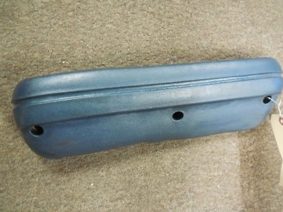 Used Original 1969 1970 Ford Mustang Arm Rest Pad Blue RH Std Interior - Image 1 of 2
