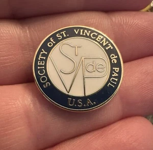 Gesellschaft St. Vinzenz von Paul Anstecknadel Katholische Kirche Freiwilligenorganisation - Bild 1 von 3
