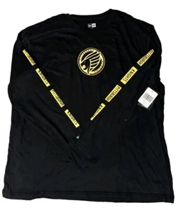 New Era Pittsburgh Knights Esports Logo Black Long Sleeve Shirt 3XL New Tags - Picture 1 of 3