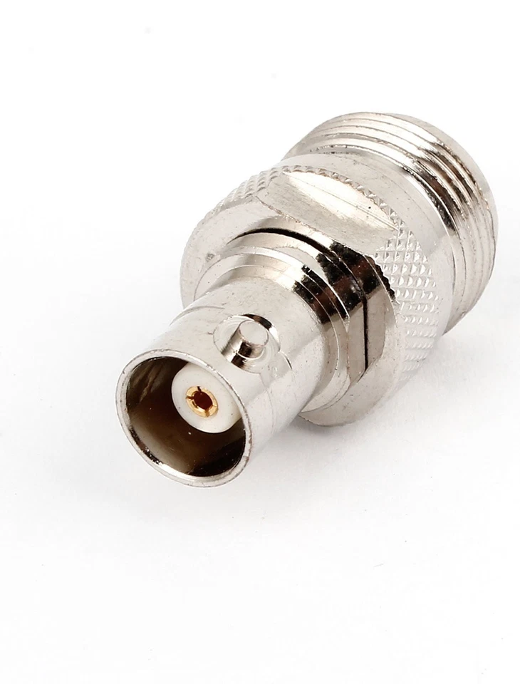 N Type Female to BNC Female F/F Plug RF Straight Adapter Connector USA - Image 1 of 1