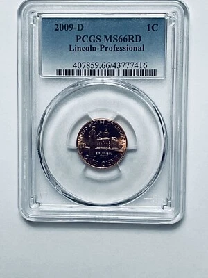 2009-D Lincoln Bicentennial Reverse Professional Cent PCGS MS66RD - Image 1 of 4
