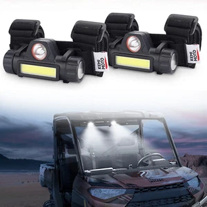 KEMIMOTO 2 piezas ATV UTV Luz Cúpula Barra Rollo Jaula Montaje Jaula Luces Interiores Universales - Imagen 1 de 12