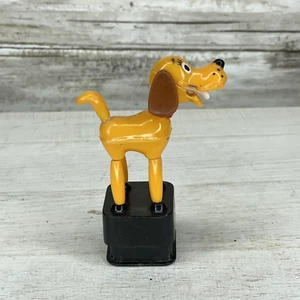 Vintage Push Puppet Collapsing Dog - NO BONE No. 966701 by British Design 4” - Picture 1 of 8