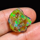 Natural Ethiopian Opal Welo Fire Raw Gemstone For Jewelry 9 Ct 17X14X9mm HKR-837
