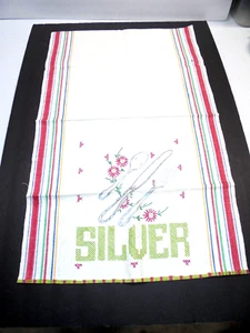 Vintage Betsy Ross Needlework Kitchen Towel Embroidery - Imagen 1 de 5
