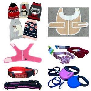 Lote Suéteres Perro Talla S Abrigo Arnés Collares Flexi 16' Correas Retráctiles 13 Piezas - Imagen 1 de 24
