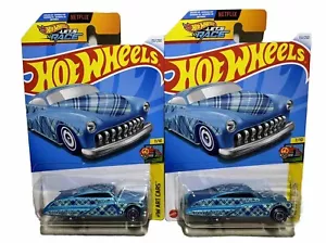 2024 Lot Of 2 Treasure Hunt Blue Purple Passion Car Hot Wheels 7/10 HW Art Cars - Picture 1 of 6