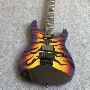 Guitarra Eléctrica George Lynch Purple Tiger Sunburst Cuerpo Caoba Guitarra - Imagen 1 de 5