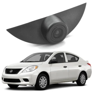 170° CCD Car Front View Camera Logo Embedded for 2012-2018 Nissan Versa Sedan - Picture 1 of 7