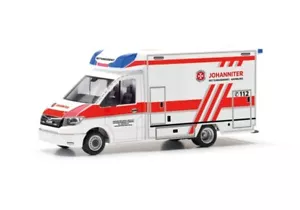 Herpa 098182 | MAN TGE Fahrtec Rettungswagen | Johanniter Hamburg | 1:87   - Bild 1 von 1