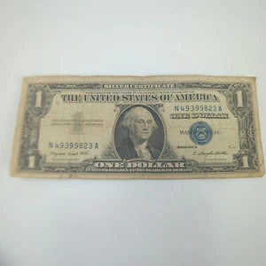Series 1957 A One Dollar Bill Blue Seal Silver Certificate Washington DC Mint - Picture 1 of 6