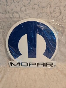 MOPAR sign - Embossed Metal Dodge Chrysler Plymouth - Gas Oil Garage Advertising - Picture 1 of 2