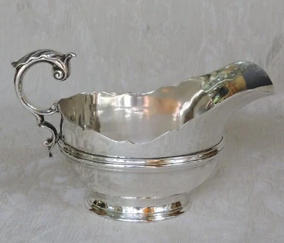 Antique Silver Plate sauce Boat, Jays of Oxford Street, 1890's England - Imagem 1 de 4