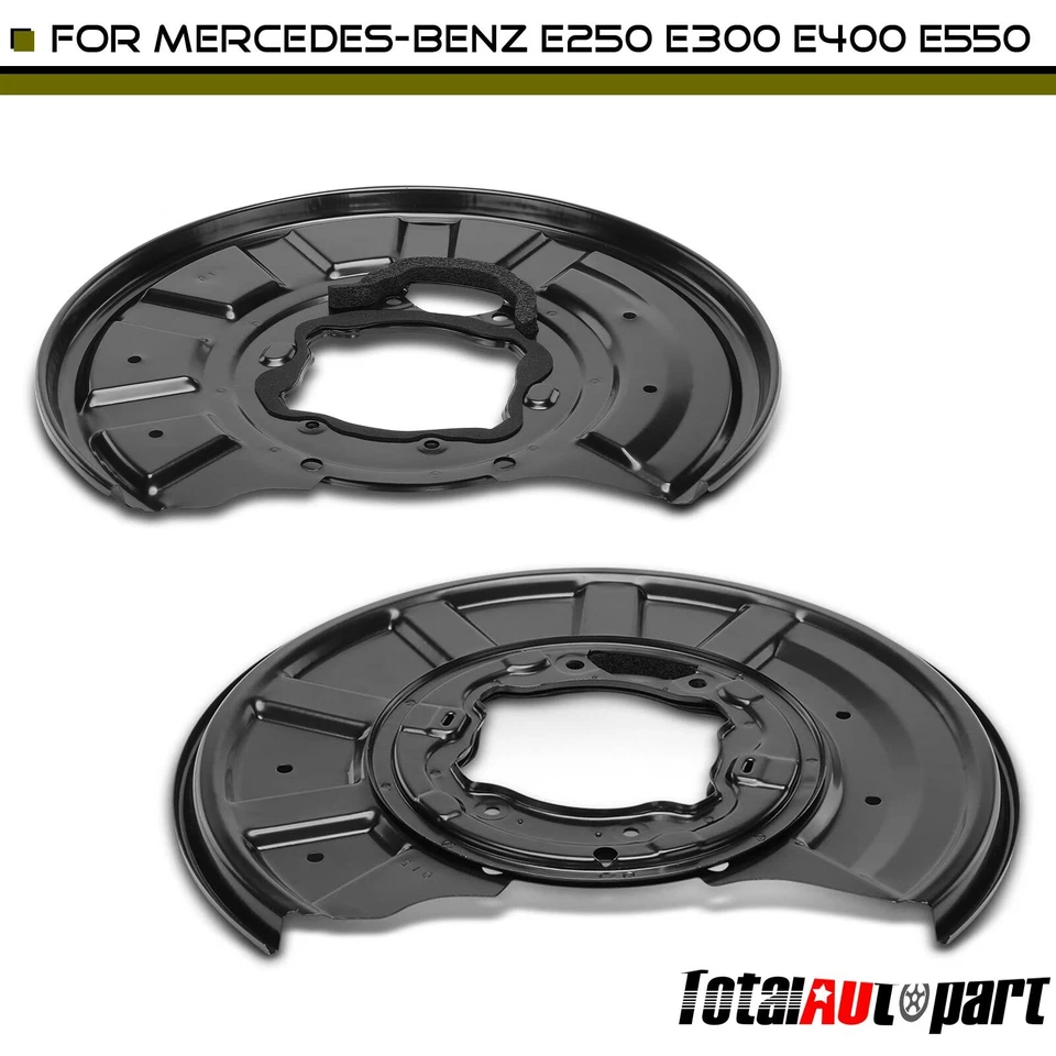 2x Protector antipolvo freno trasero izquierdo y derecho mercedes-benz e250 14-16 e300 e350 Foto 1 de 4