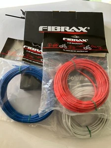 Fibrax Outer Cable Housing Gear / Brake Per M + Ferrules Black, Blue, Red, White