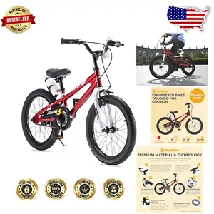 Durable 18 Inch BMX Bike for Toddlers with Adjustable Handlebars - Age 3-10 - Picture 1 of 12